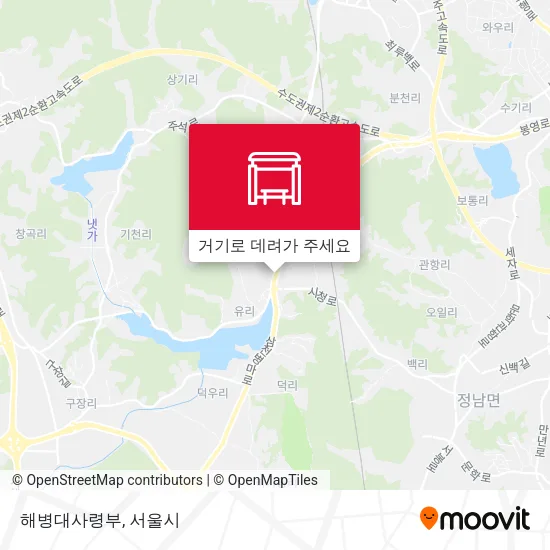 해병대사령부 지도