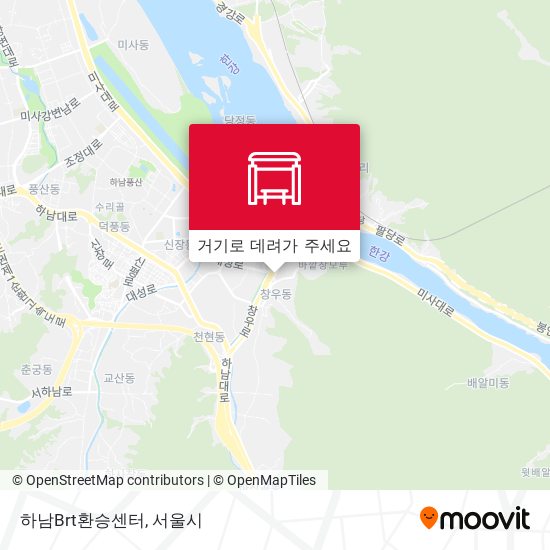 하남Brt환승센터 지도
