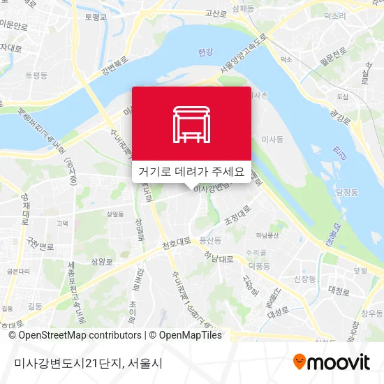미사강변도시21단지 지도