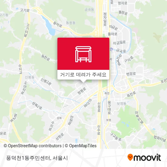 풍덕천1동주민센터 지도