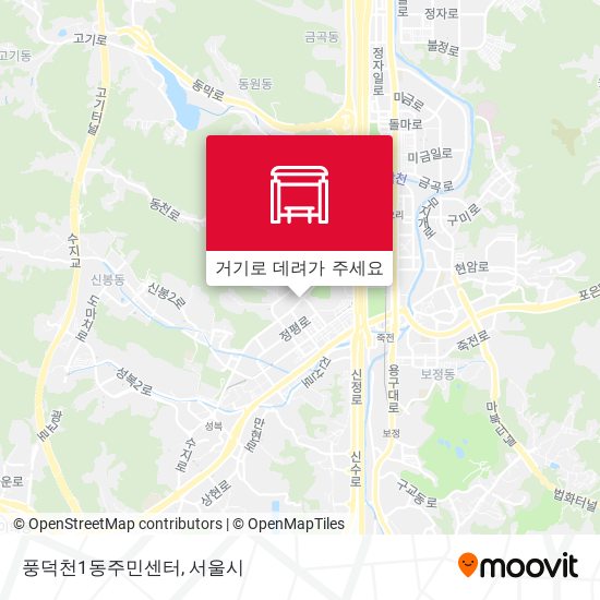 풍덕천1동주민센터 지도