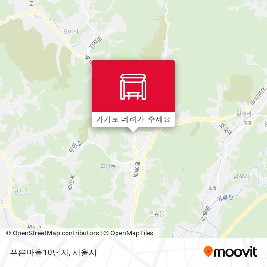 푸른마을10단지 지도