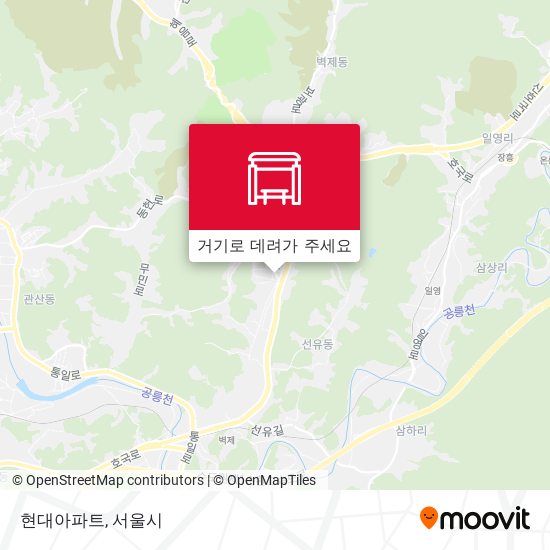 현대아파트 지도
