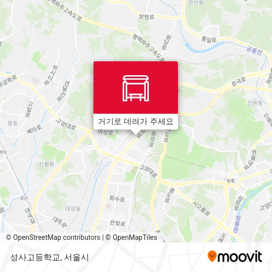 성사고등학교 지도