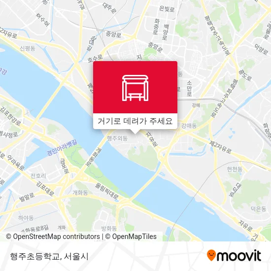 행주초등학교 지도