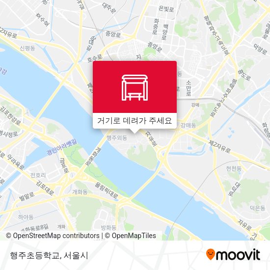 행주초등학교 지도