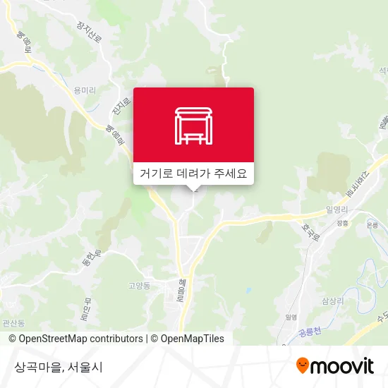 상곡마을 지도