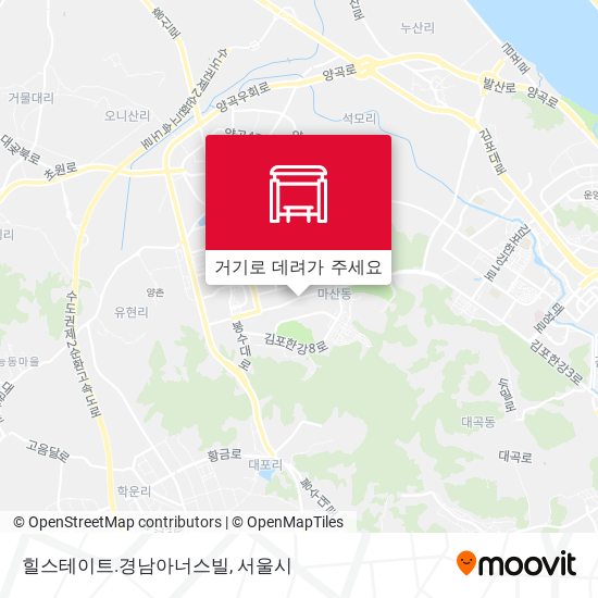 힐스테이트.경남아너스빌 지도