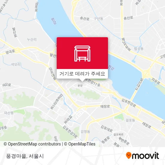 풍경마을 지도