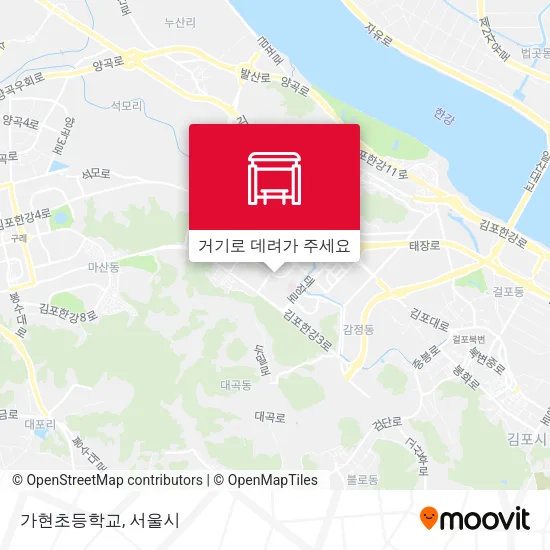 가현초등학교 지도