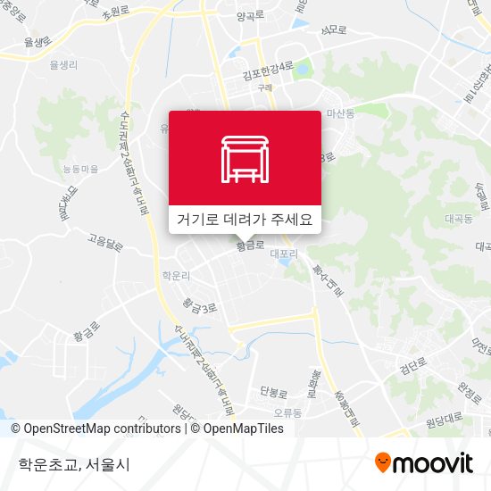 학운초교 지도