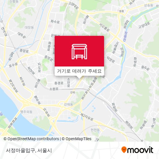 서정마을입구 지도