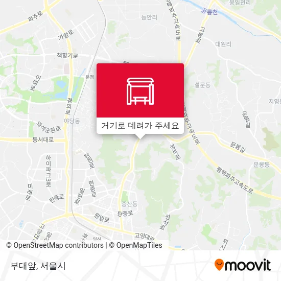 부대앞 지도
