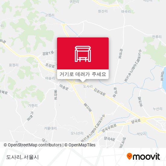도사리 지도