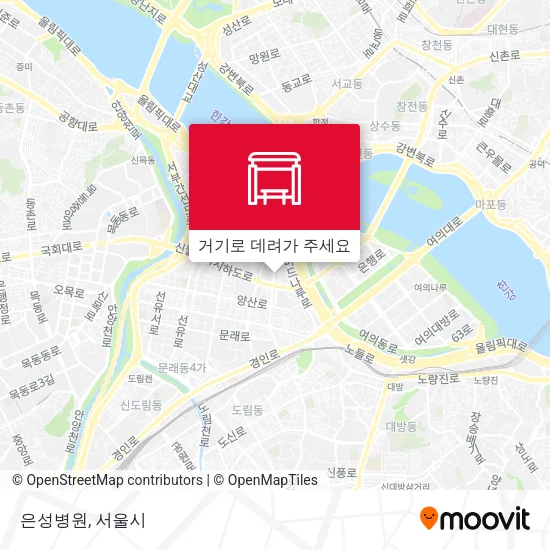 은성병원 지도