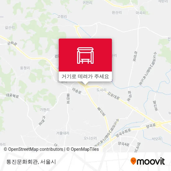 통진문화회관 지도