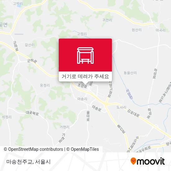 마송천주교 지도