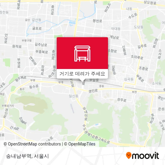 송내남부역 지도