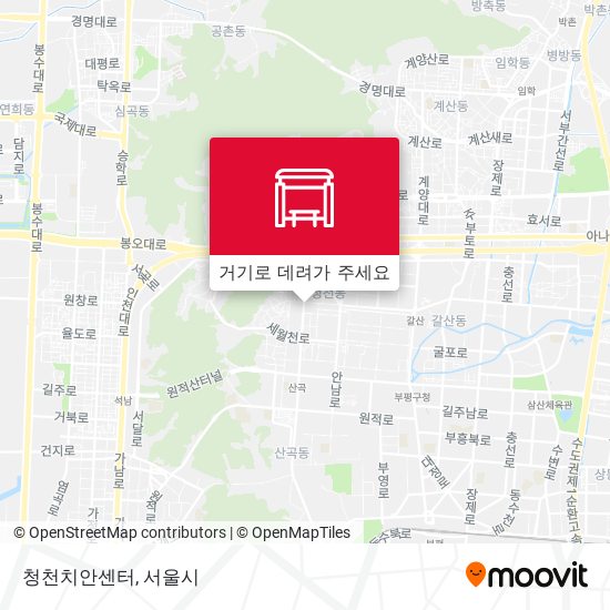 청천치안센터 지도
