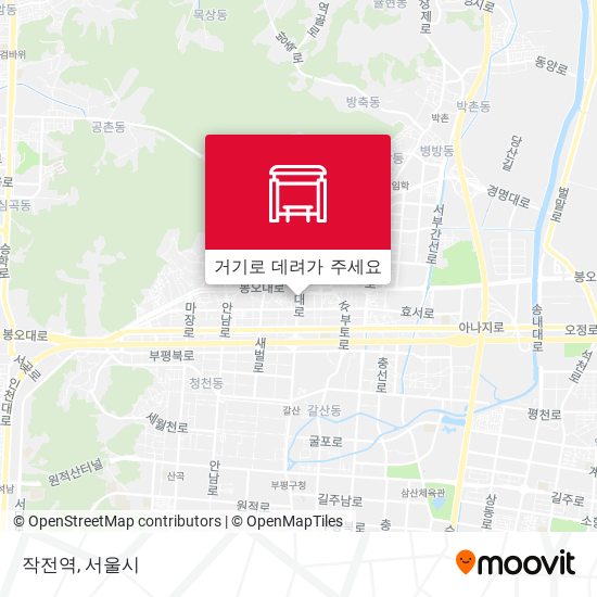 작전역 지도