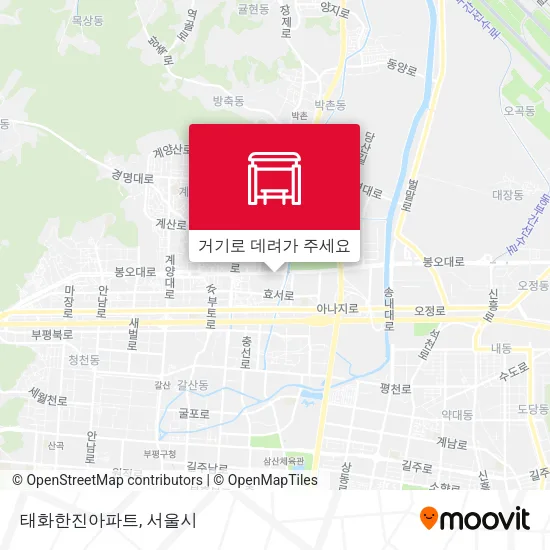 태화한진아파트 지도