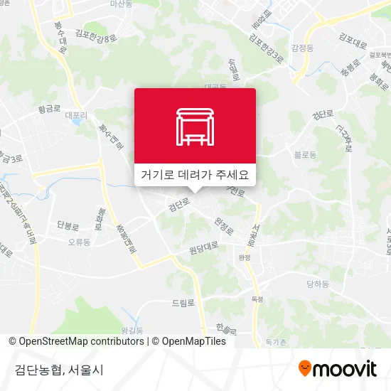검단농협 지도