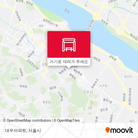 대우아파트 지도