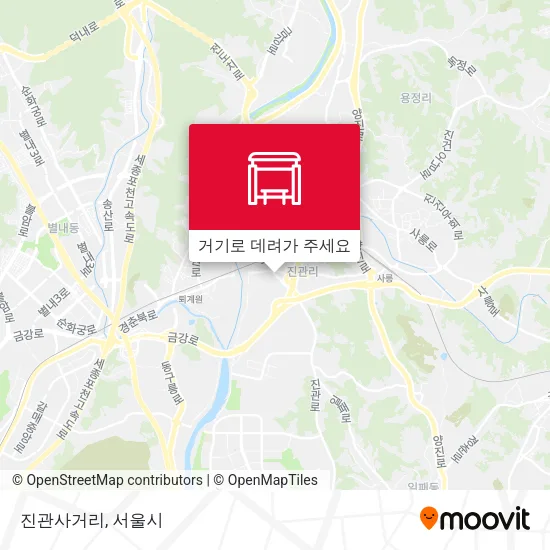 진관사거리 지도