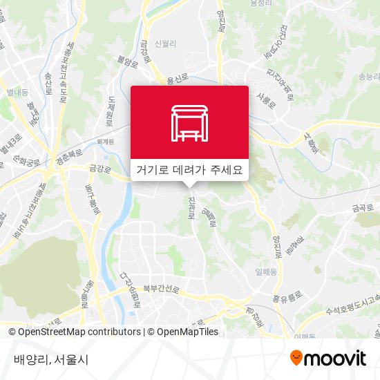 배양리 지도