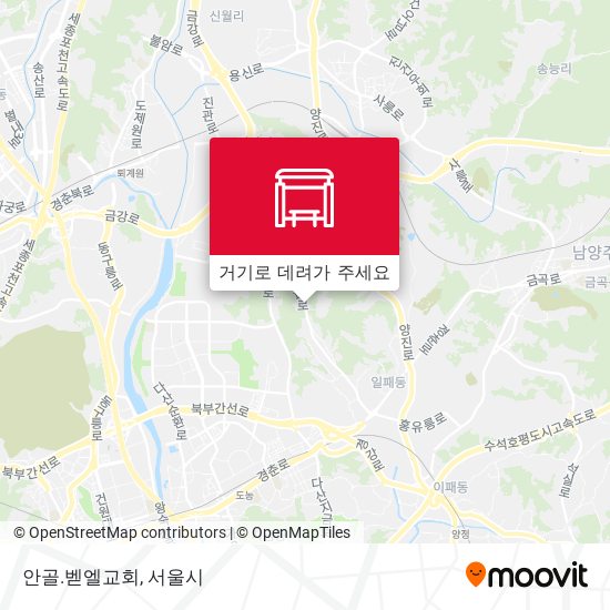 안골.벧엘교회 지도