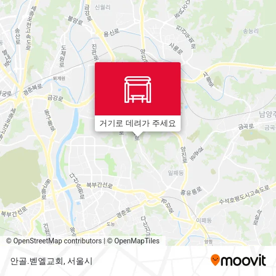 안골.벧엘교회 지도