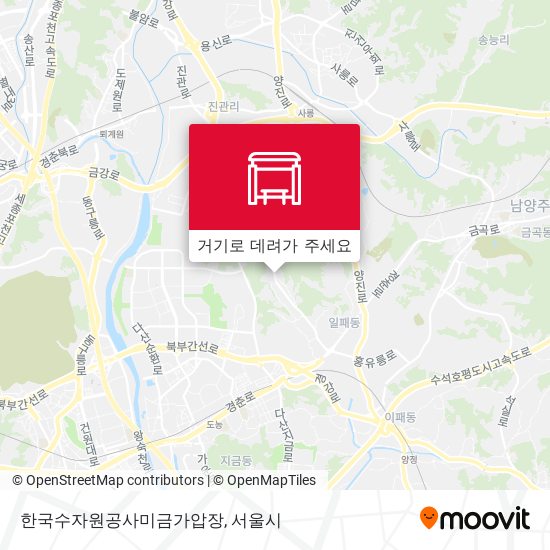 한국수자원공사미금가압장 지도