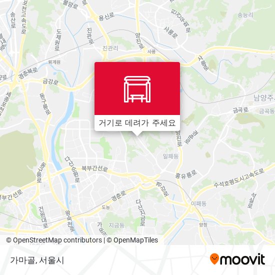 가마골 지도