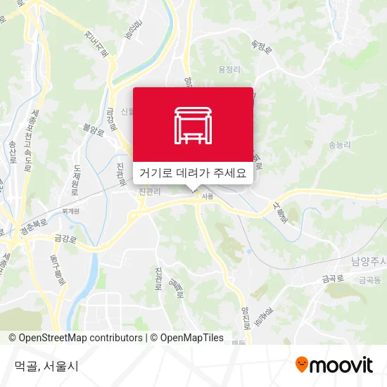 먹골 지도