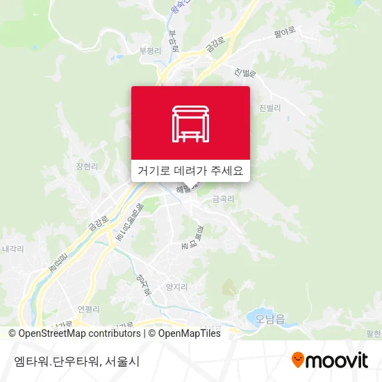 엠타워.단우타워 지도