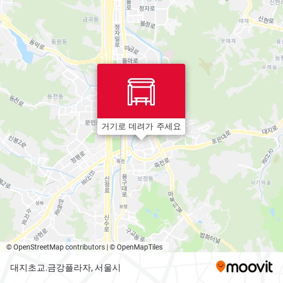 대지초교.금강플라자 지도