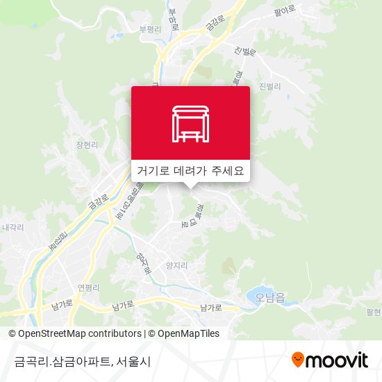 금곡리.삼금아파트 지도