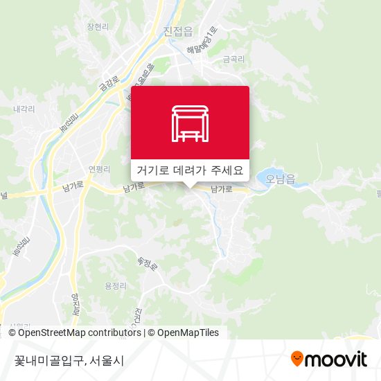 꽃내미골입구 지도