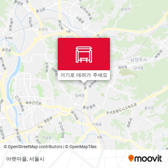 아랫마을 지도