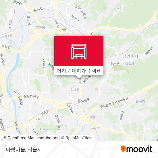 아랫마을 지도