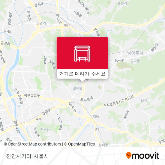 진안사거리 지도