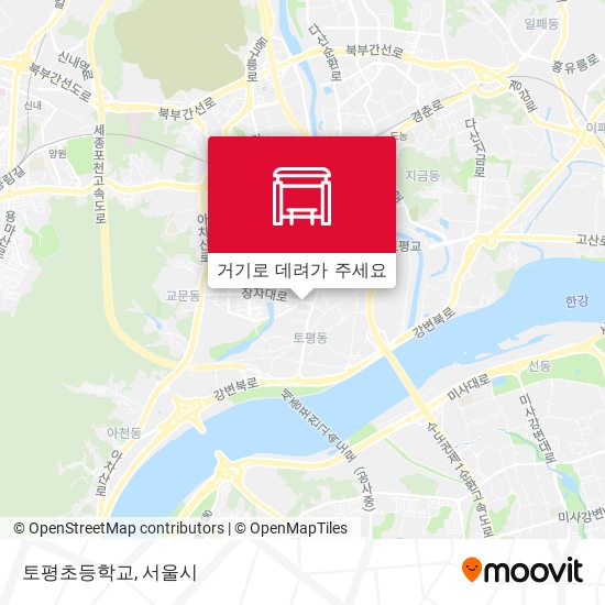 토평초등학교 지도