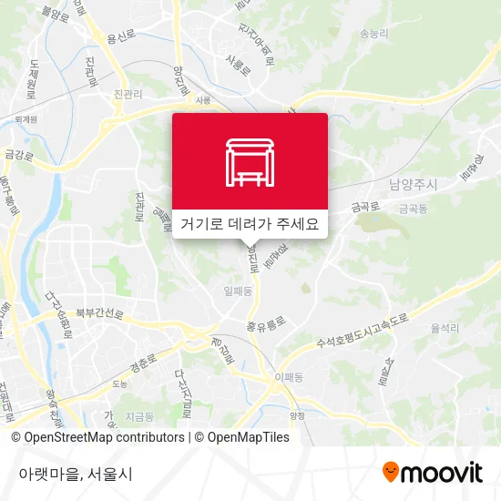 아랫마을 지도