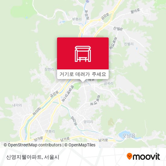 신영지웰아파트 지도
