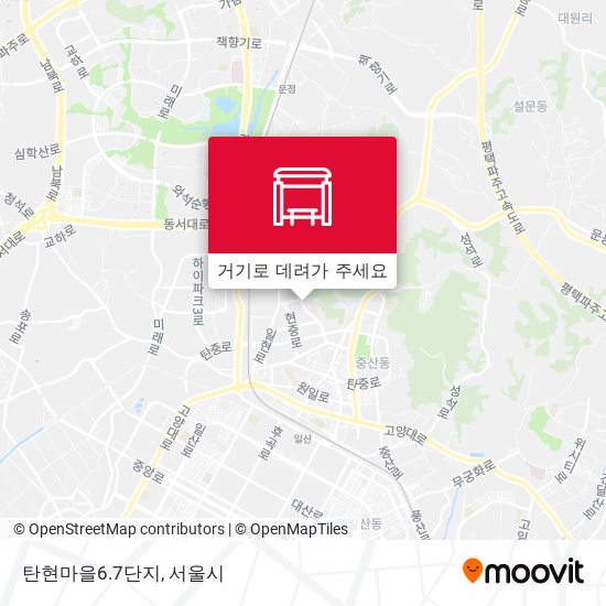 탄현마을6.7단지 지도