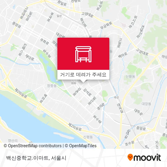 백신중학교.이마트 지도