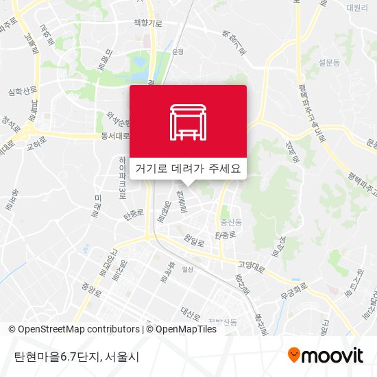 탄현마을6.7단지 지도