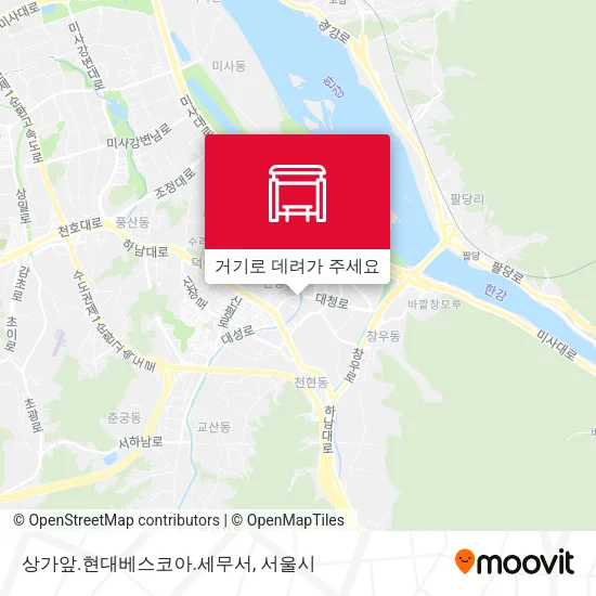 상가앞.현대베스코아.세무서 지도