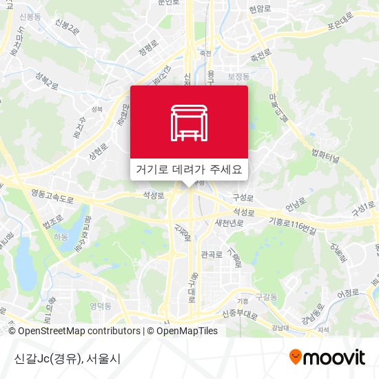 신갈Jc(경유) 지도