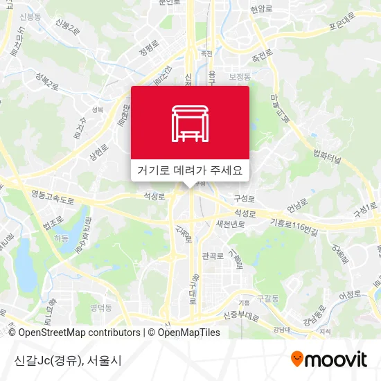 신갈Jc(경유) 지도